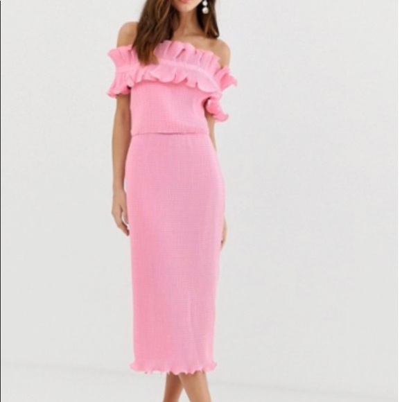 Keepsake Pink Knee-Length Dress - Picture 1 of 8